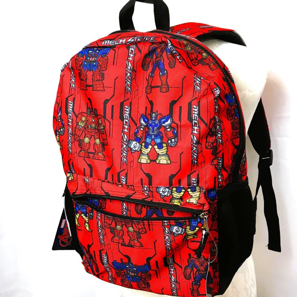 MARVEL Avengers Mech Strike Backpack Book Bag  Back to School NWT
